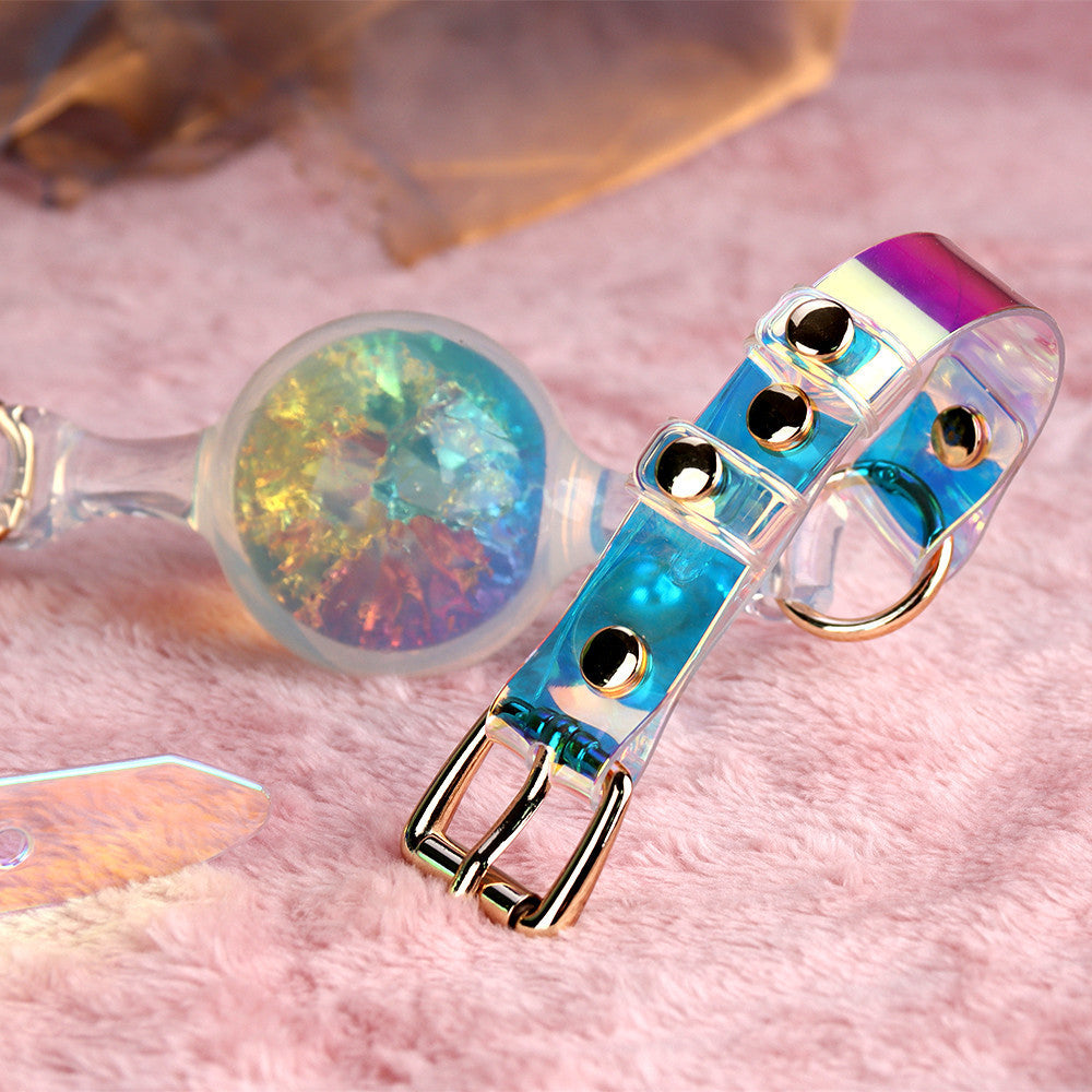 Laser Iridescent Pearl Ball Gag BM16
