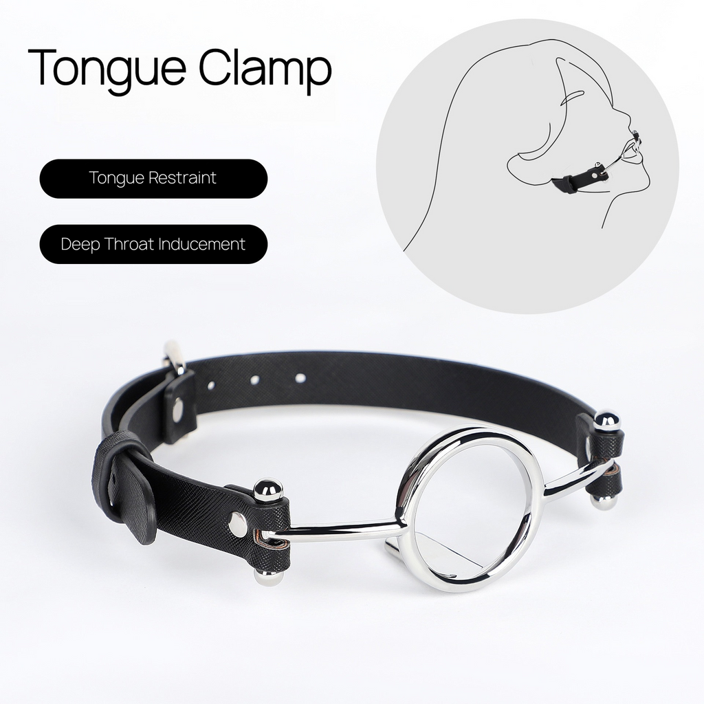 Leather Alloy Mouth Gag — BM21