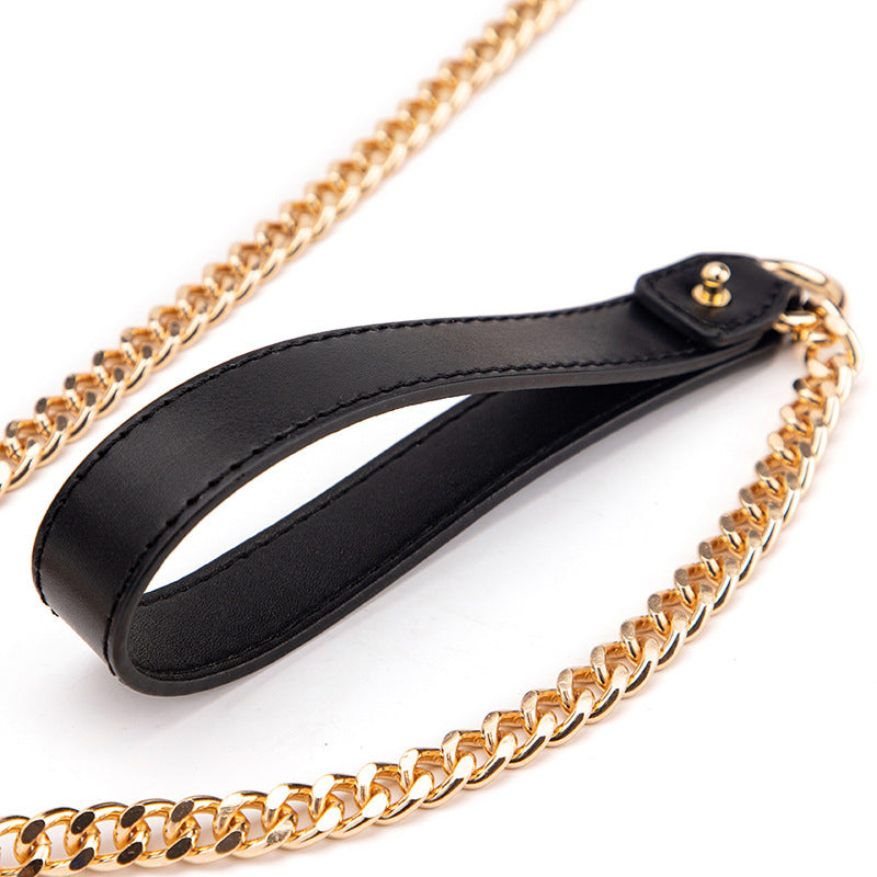 Black Gold Day Collar for Submissives BM20