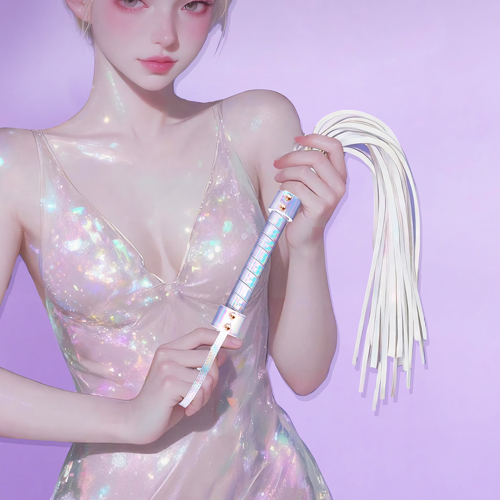 Double-Stud PVC BDSM Flogger Whip