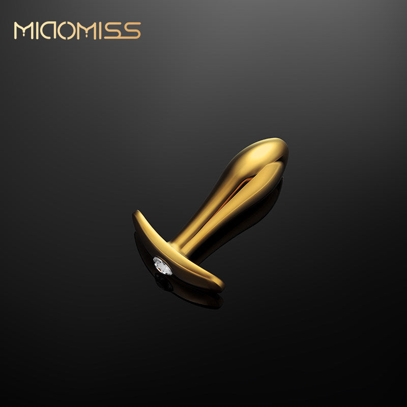 Luxury Gold Jeweled Butt Plug – Premium Metal Anal Plug BM37