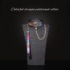 Iridescent Wide Day Collar and Leash Set BM105