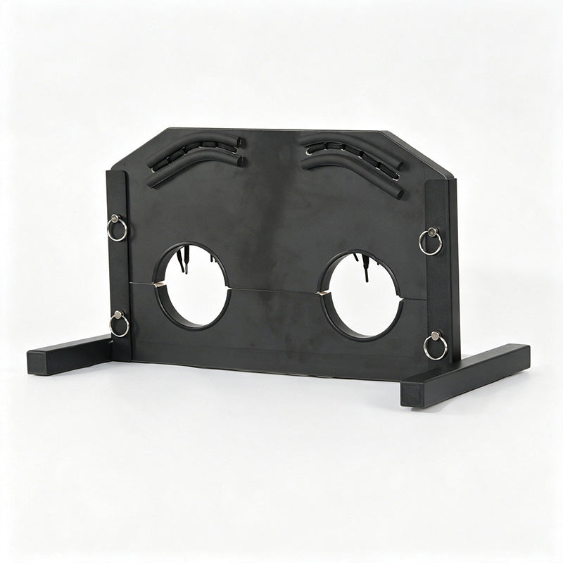 Freestanding Wooden BDSM Ankle Stocks Restraint Frame