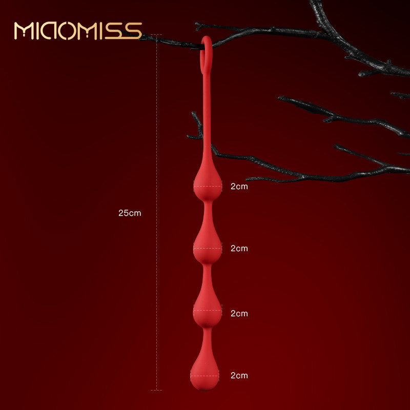 Red Silicone Butt & anal plug BM42