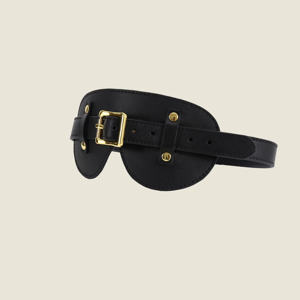 Leather Sensory Deprivation Blindfold BM68