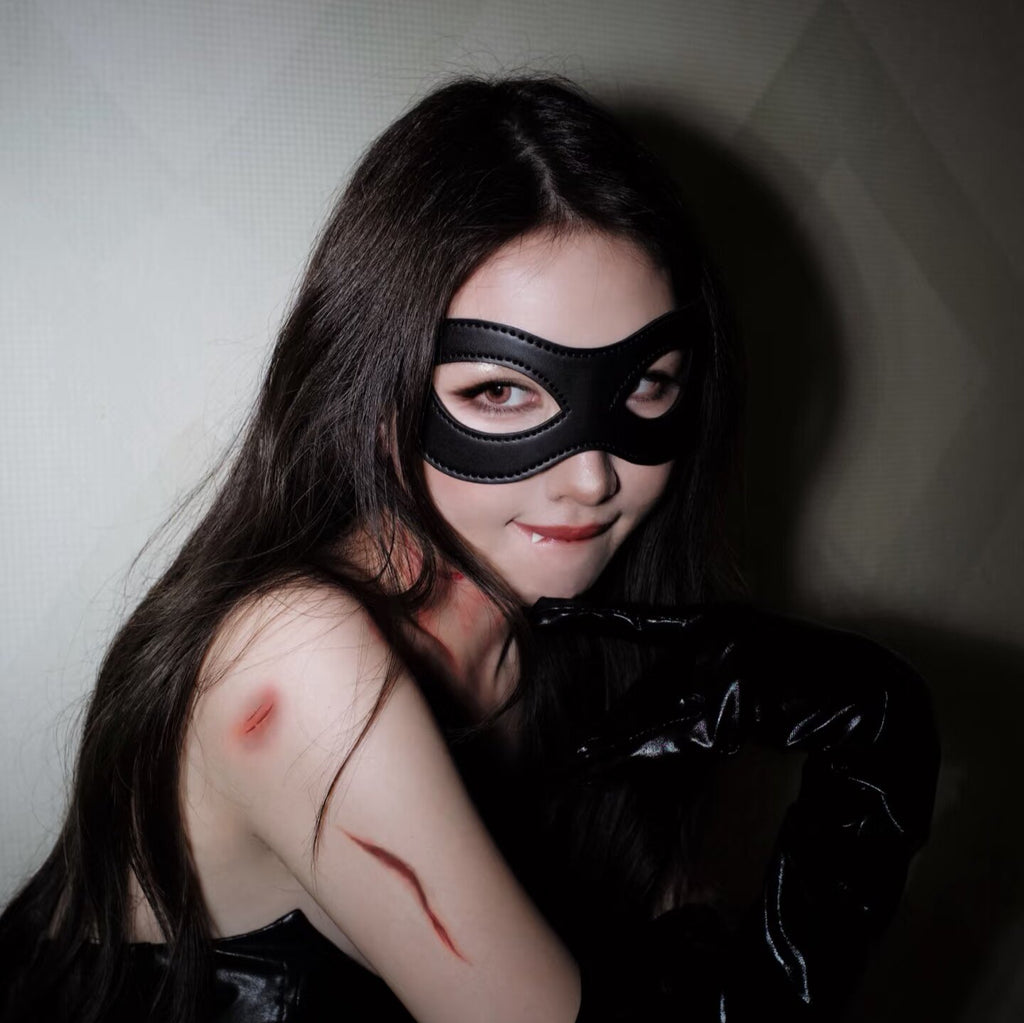 Cat-Style Leather Mask BM71