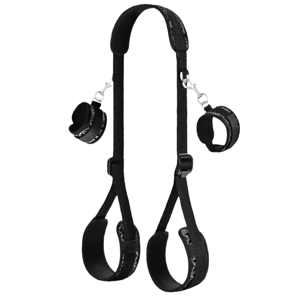 Diamond SM Red Body-Handchuffs / Thigh Restraints BF12