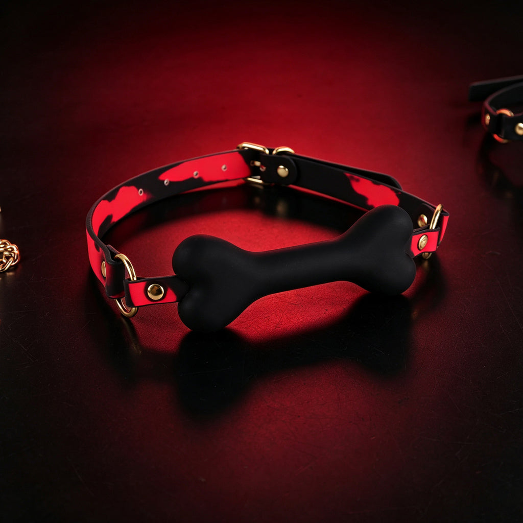 6-Piece Kiss-Print BDSM Bondage Set