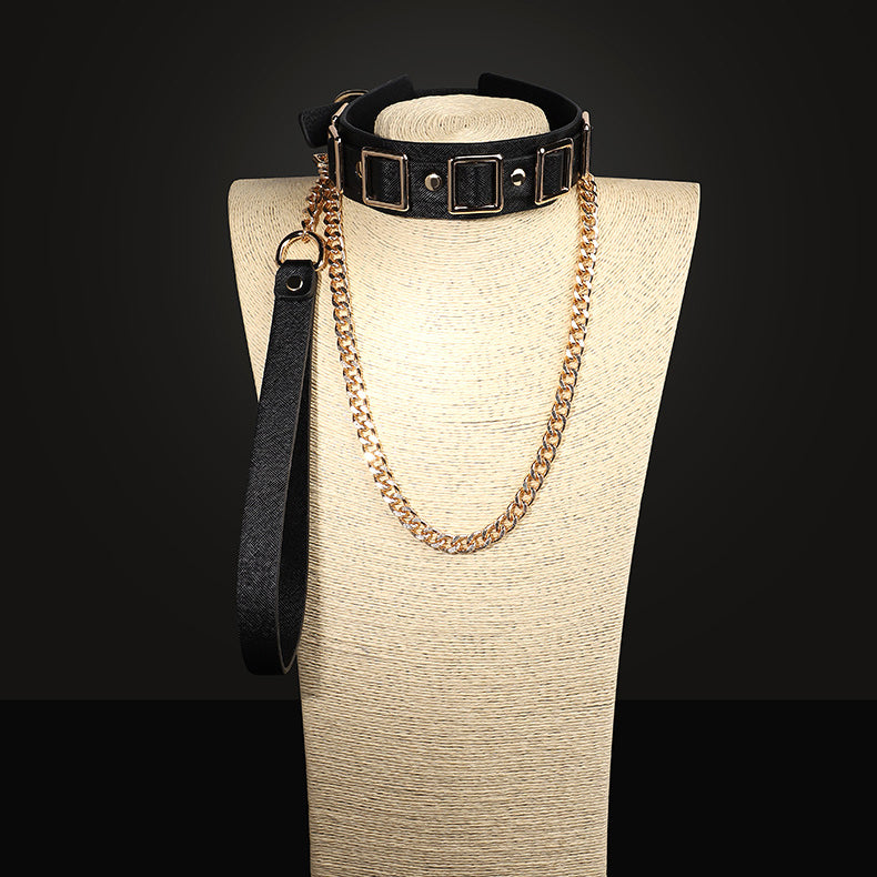 Wide Multi-Buckle Daytime Collar and Leash Set BM102
