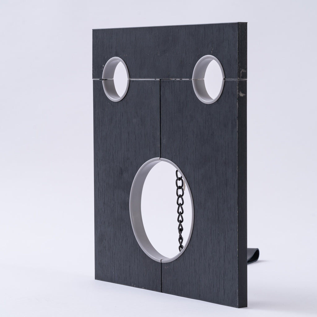 Wooden Neck & Wrist Pillory with Chain BF20