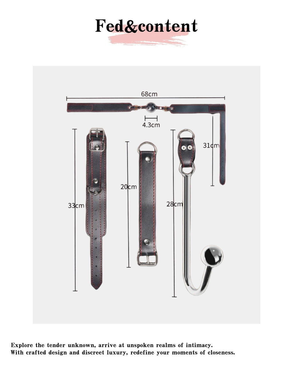 3-in-1 Posture Restraint Set BM52