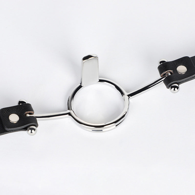 Leather Alloy Mouth Gag — BM21