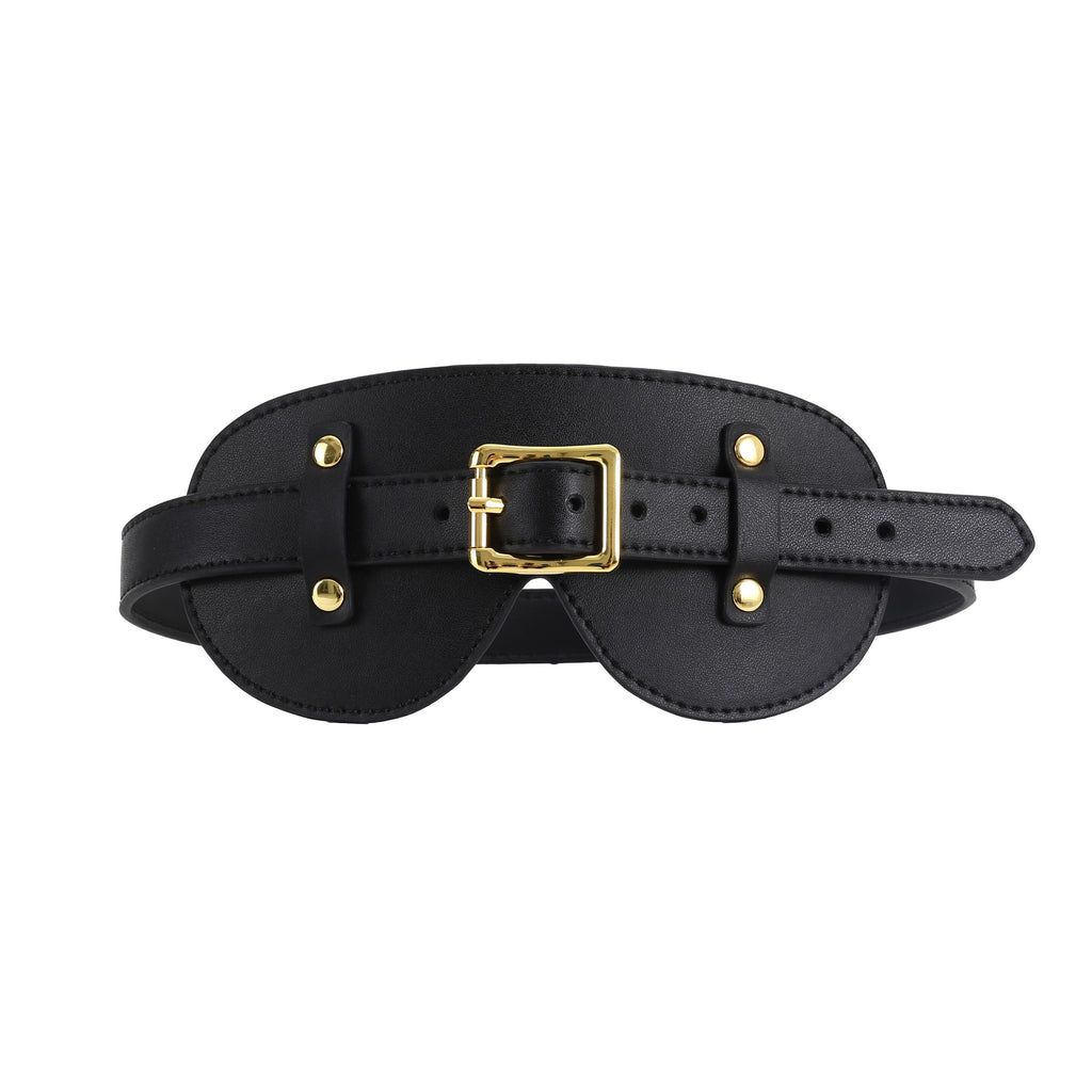 Leather Sensory Deprivation Blindfold BM68
