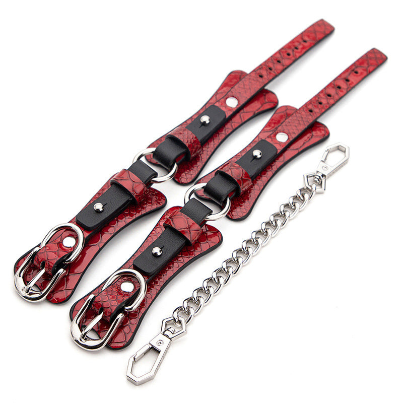 Deluxe Red BDSM Bondage Set with Storage Case BM120