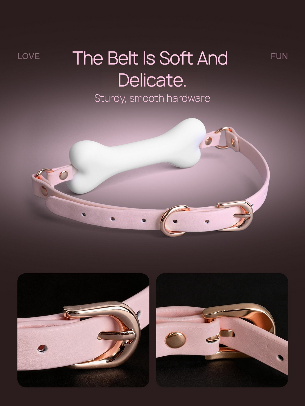 Silicone Bone Bit Gag BM66