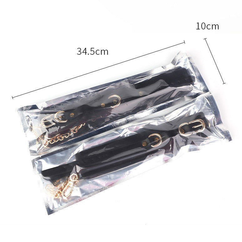 Black Handcuff & Ankle Cuff Set BM77