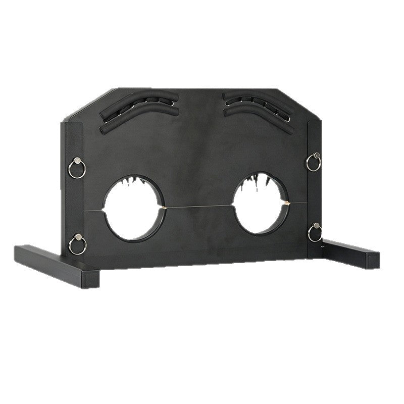 Freestanding Wooden BDSM Ankle Stocks Restraint Frame