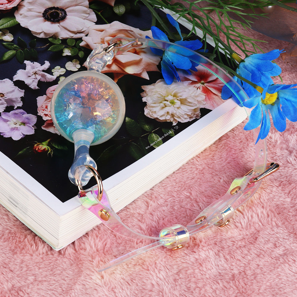 Laser Iridescent Pearl Ball Gag BM16