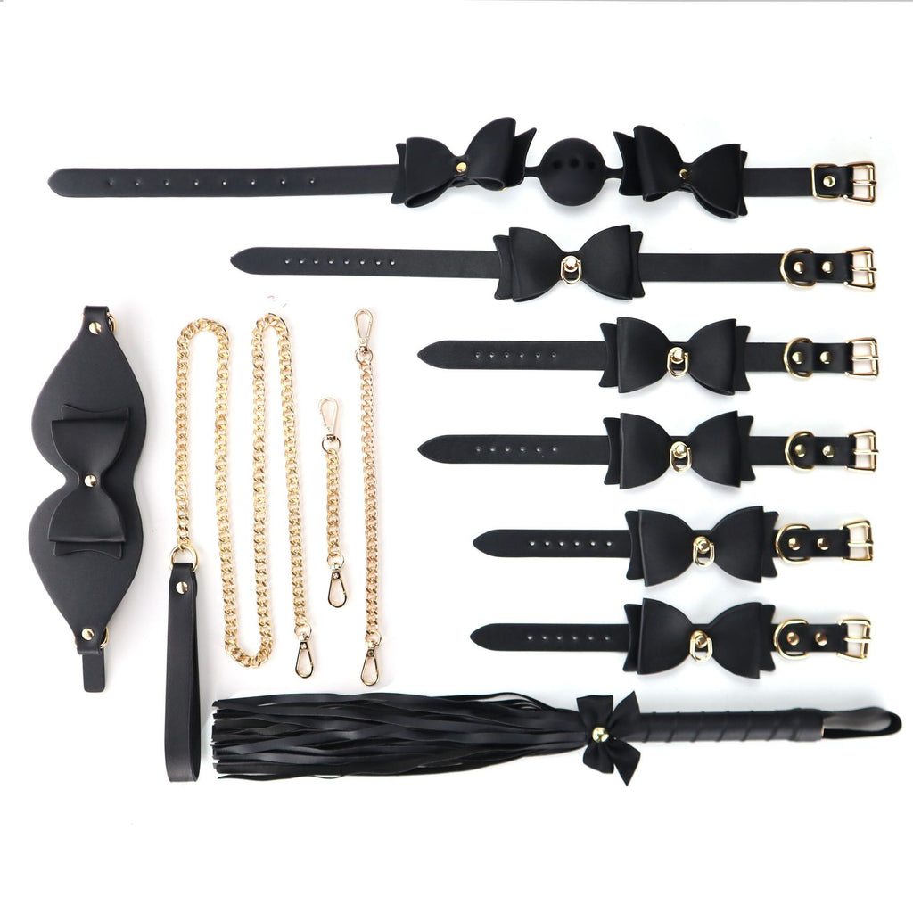 7-Piece Bow-Themed BDSM Bondage Set BM121