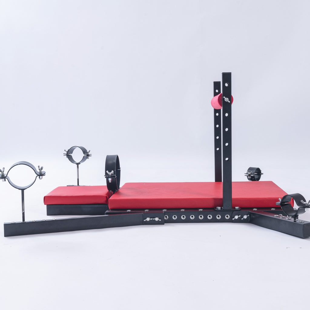 Adjustable BDSM Bondage Positioning Bench and Leg Restraint Frame BF23