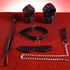 Heart-Cutout BDSM 4-Piece Bondage Kit