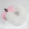 Long Faux-Fur Tail Metal Butt Plug BM73