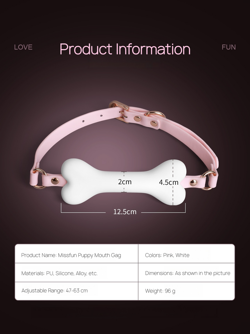 Silicone Bone Bit Gag BM66