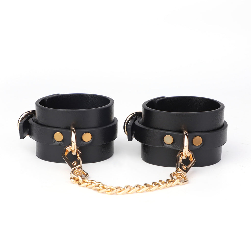 Black Handcuff & Ankle Cuff Set BM77