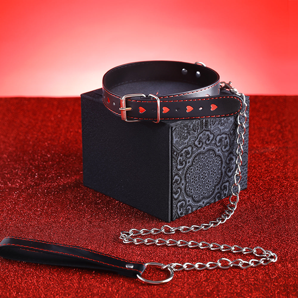 Heart-Cutout BDSM 4-Piece Bondage Kit