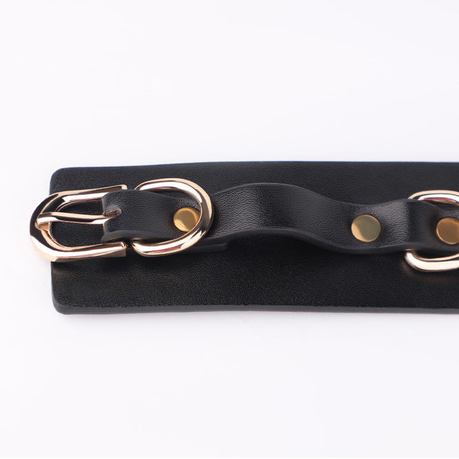 Black Handcuff & Ankle Cuff Set BM77