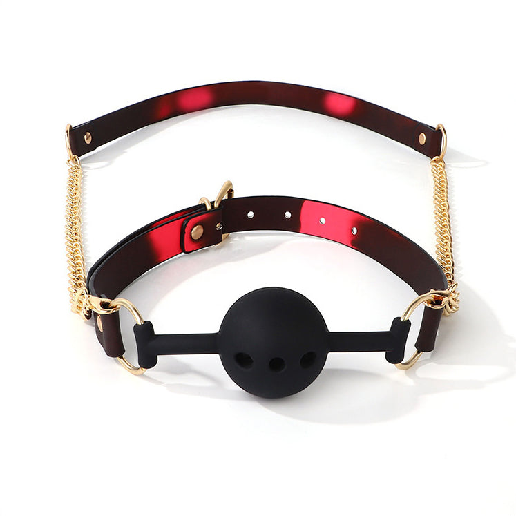 Thermochromic BDSM Ball Gag with Detachable Leash BM127