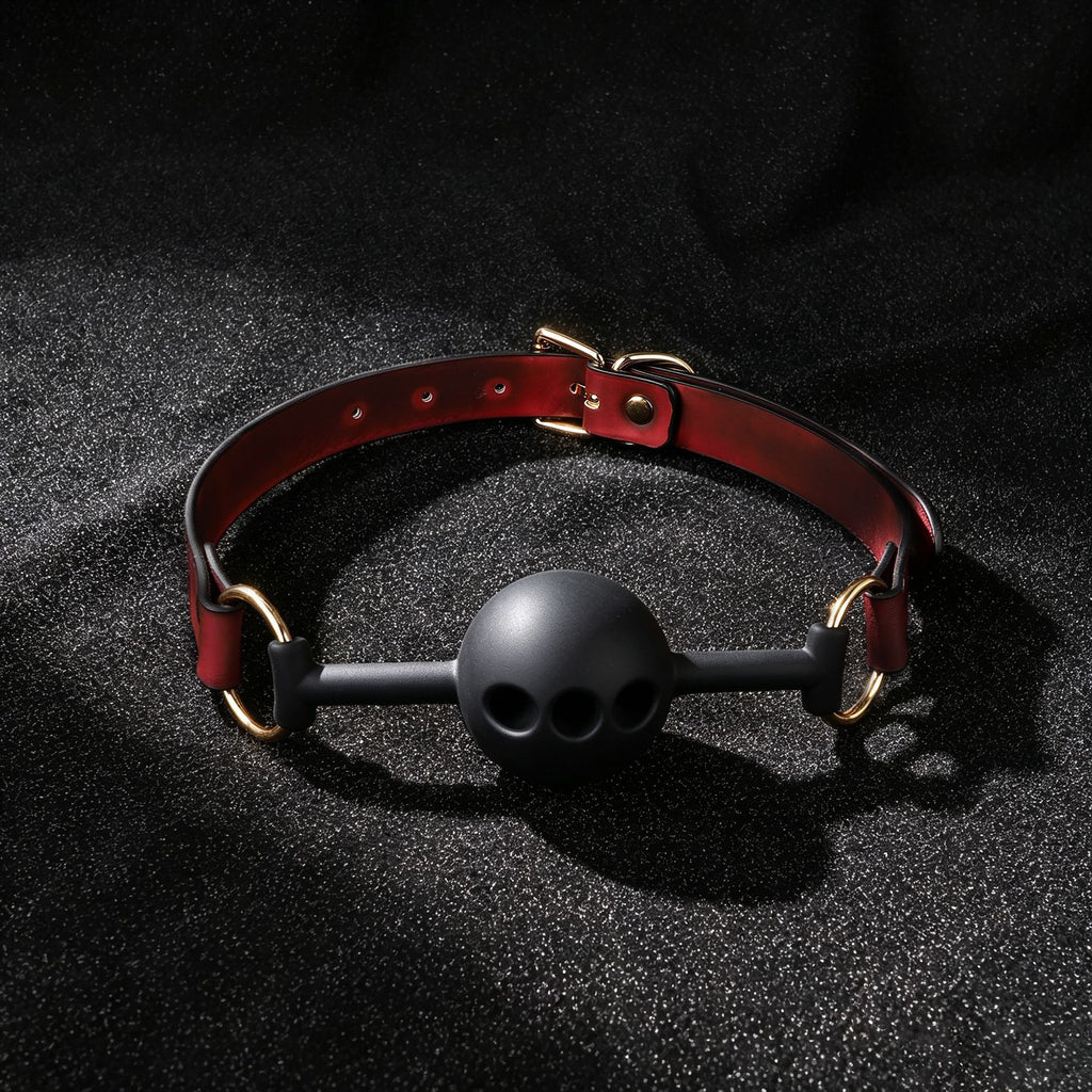 Thermochromic BDSM Ball Gag with Detachable Leash BM127