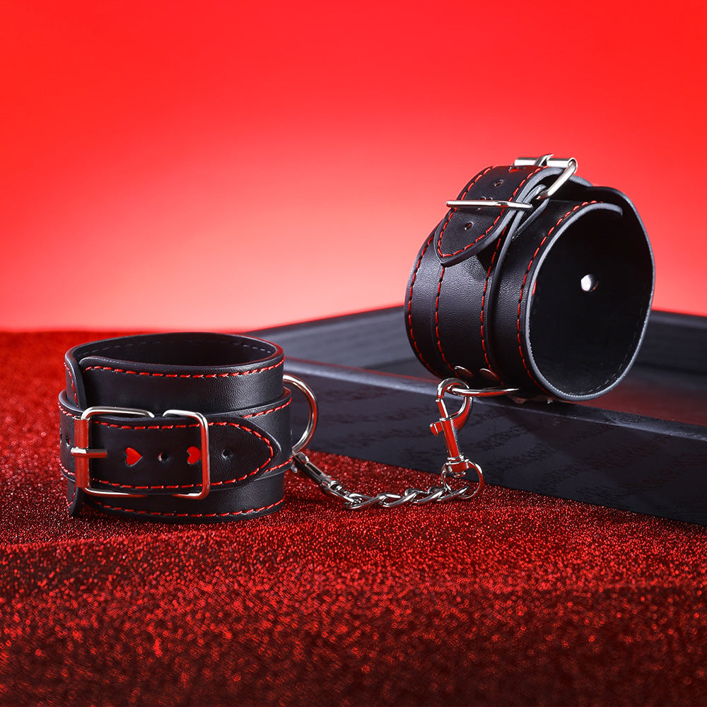Heart-Cutout BDSM 4-Piece Bondage Kit
