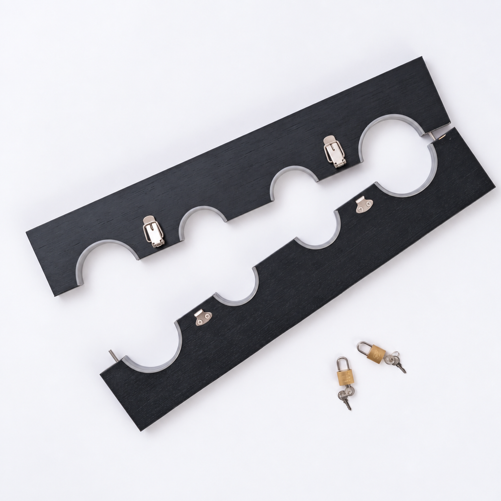 Locking Wooden Neck & Wrist Pillory BF36