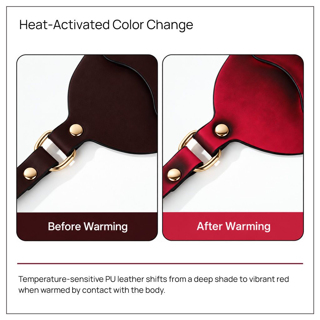 Temperature-Reactive Bow BDSM Blindfold