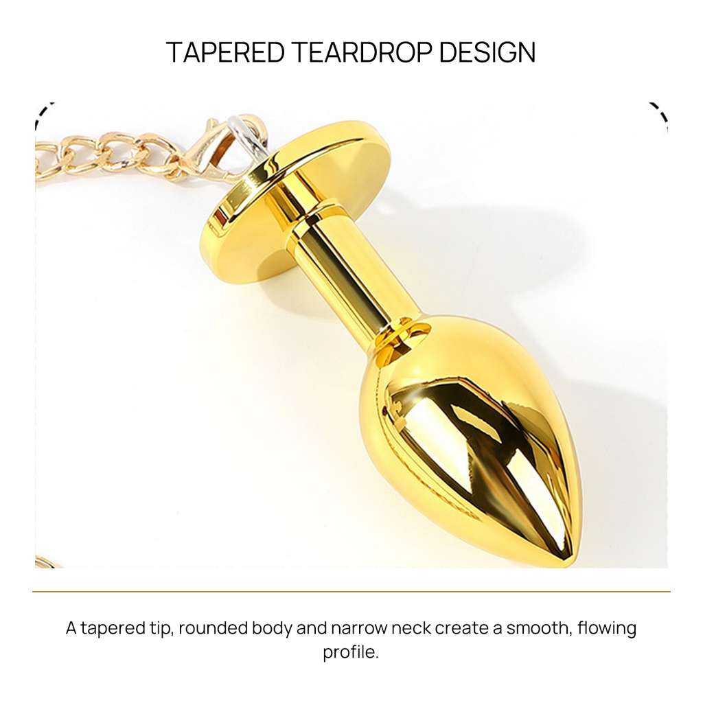 Metal Cherry Chain Anal Plug