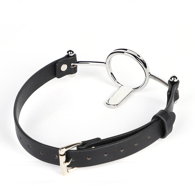 Leather Alloy Mouth Gag — BM21