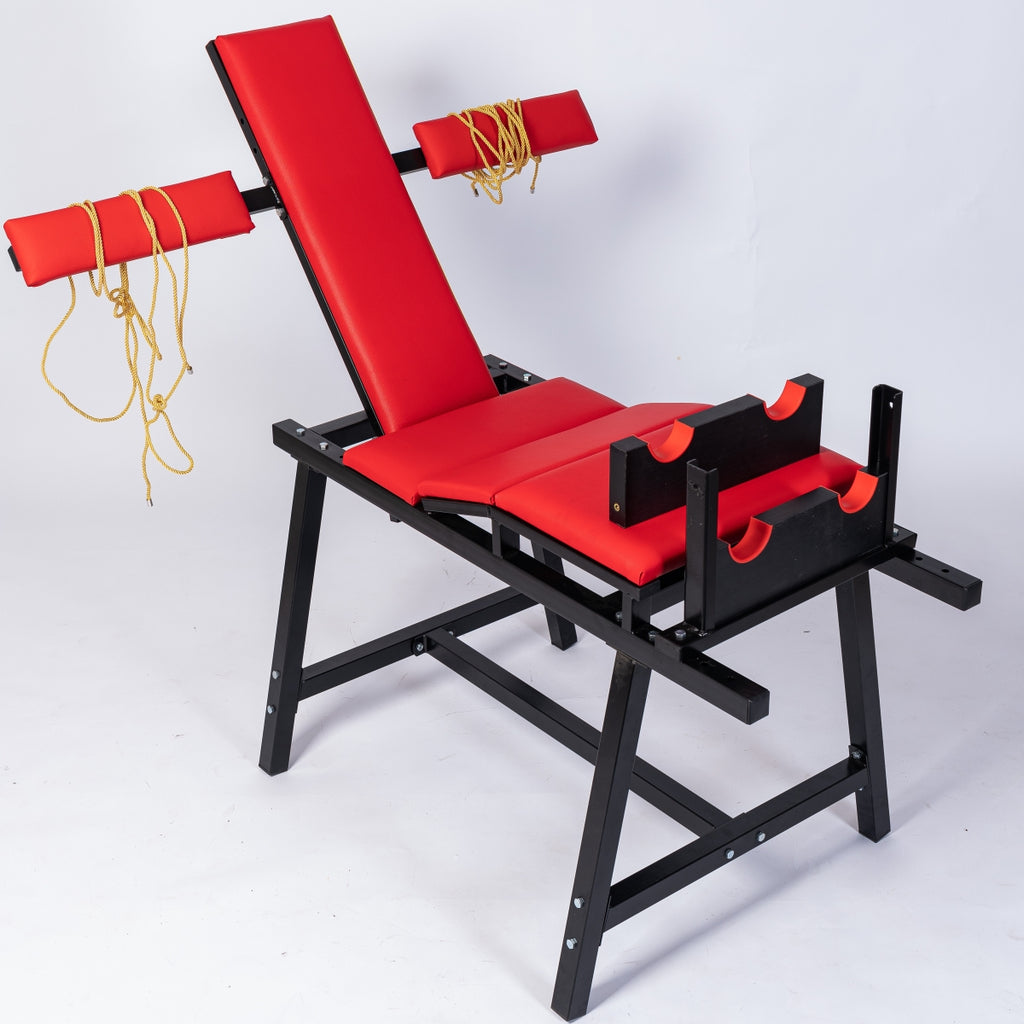 Adjustable BDSM Ankle Stocks Restraint Chair BF46