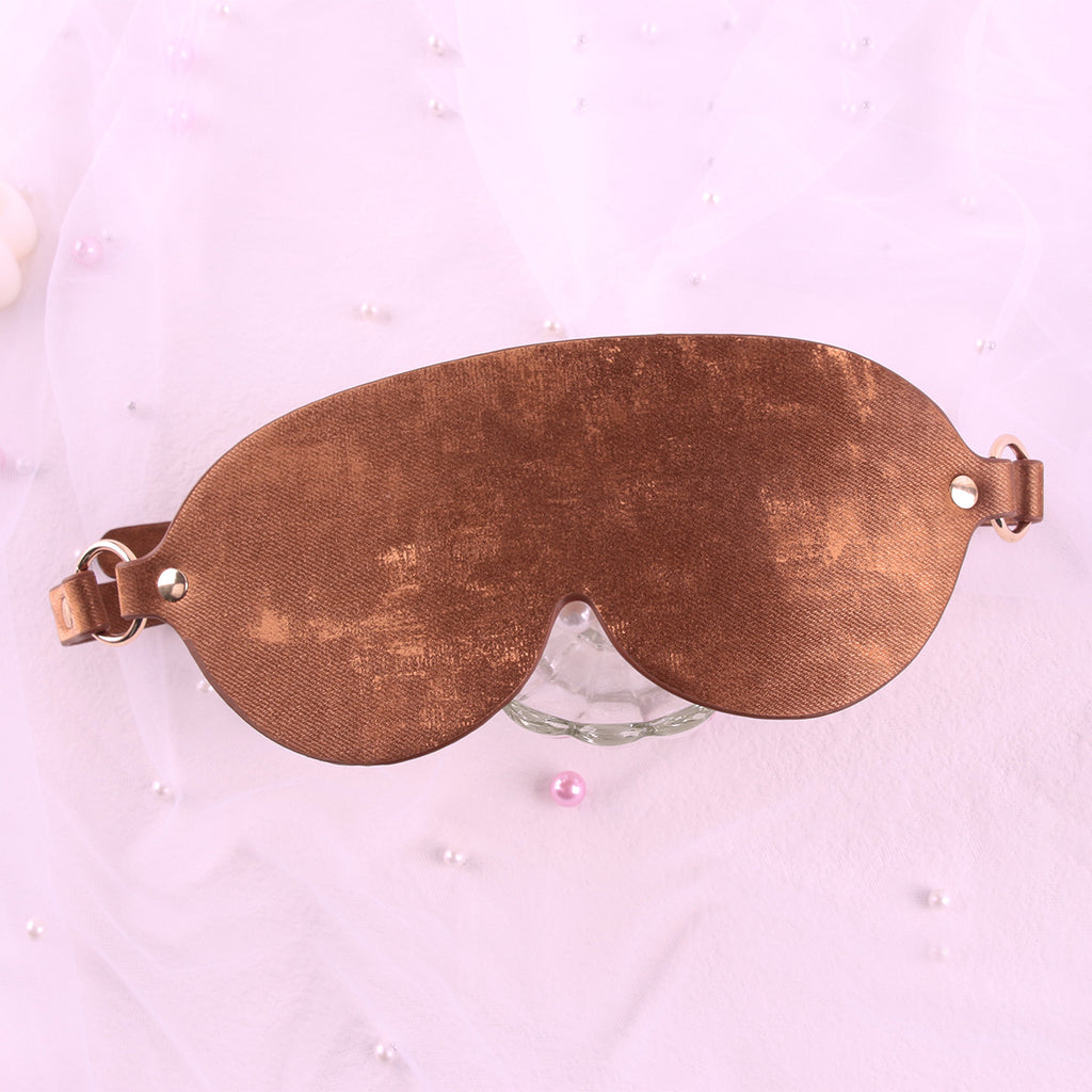 Three-Piece BDSM Collar, Paddle and Blindfold Set