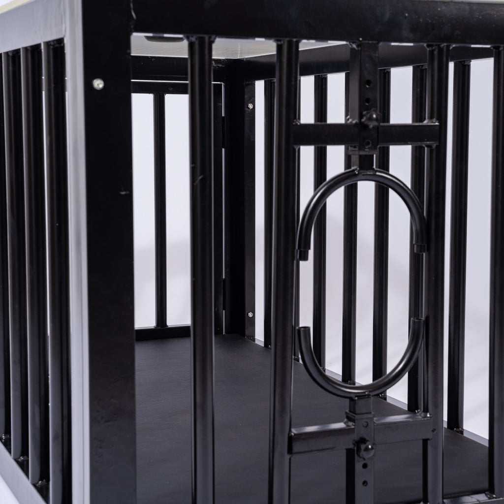 BDSM Cage Coffee Table with Clear Acrylic Top BF24