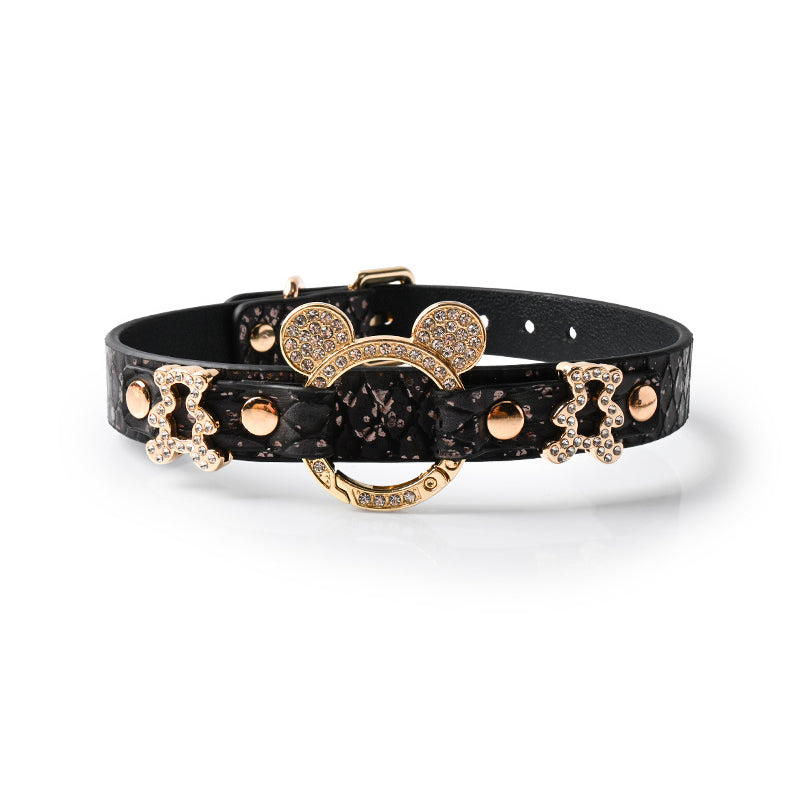 Snake-Pattern Day Anime  Collar Choker Necklace