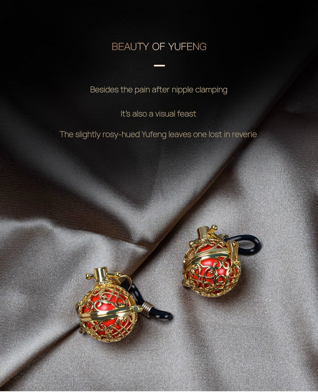 Ornate Gold Nipple Clamps BM39