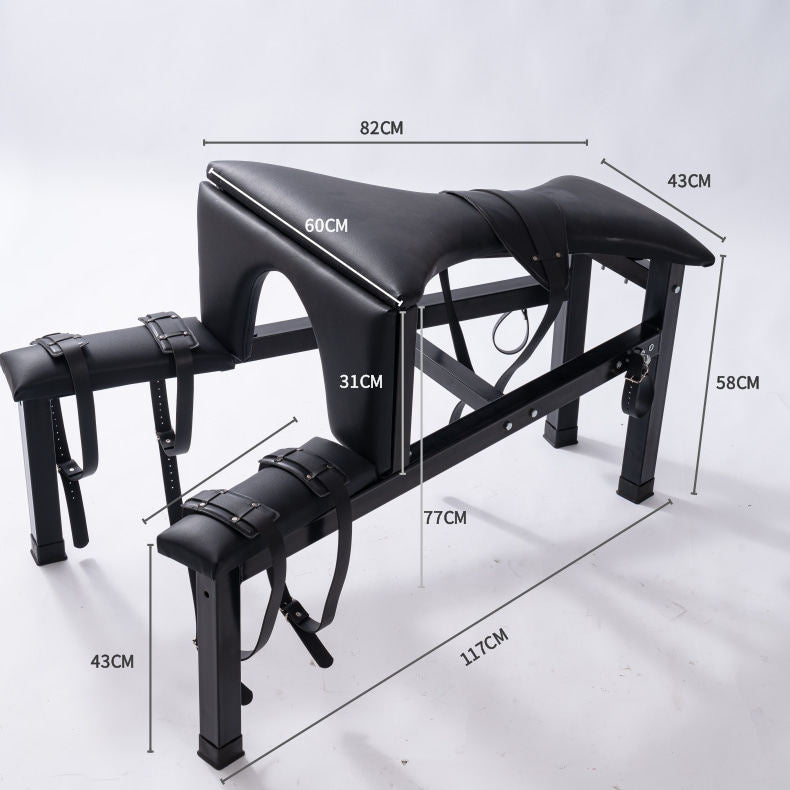 Heavy-Duty Kneeling Bondage Bench with Restraints BF22