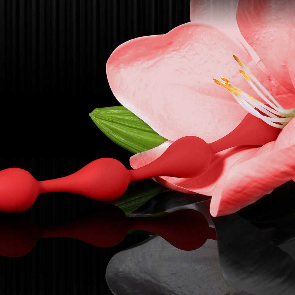 Red Silicone Butt & anal plug BM42