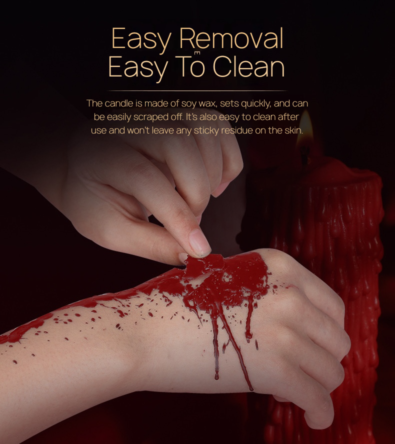 Large Body-Safe Low Temperature Wax Play Candle BM25