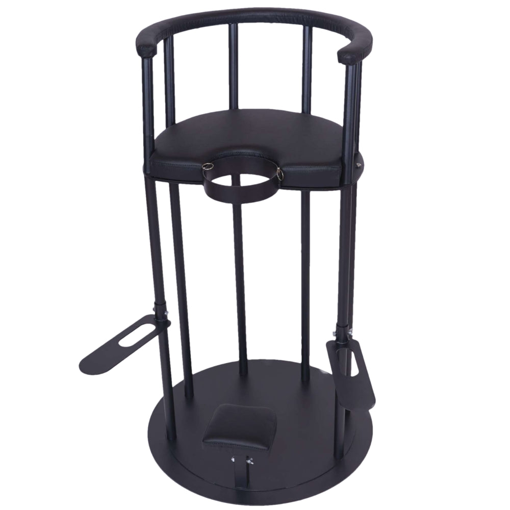 BDSM Positioning Chair with Restraint Collar