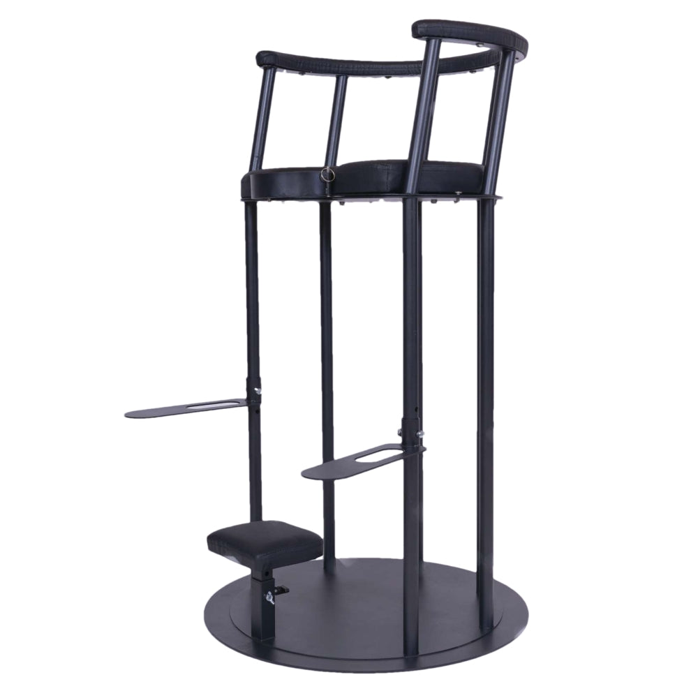 BDSM Positioning Chair with Restraint Collar