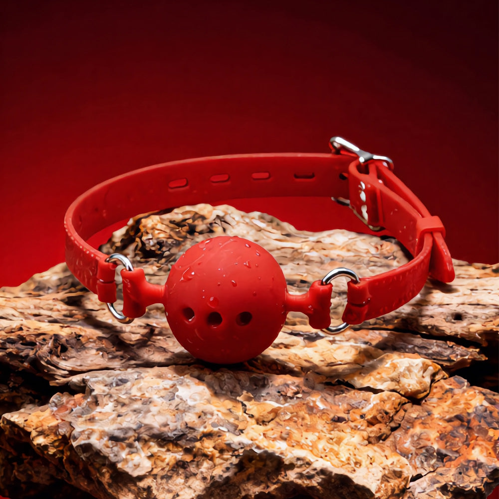 Rose Silicone Ball Gag BM13