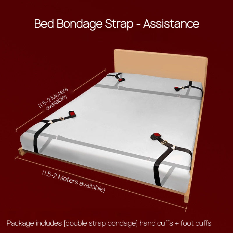 Bed Restraint Straps – Adjustable Bondage Bed Kit BM60