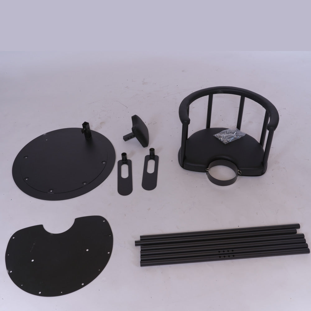 BDSM Positioning Chair with Restraint Collar